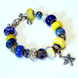 Royal Blue and Yellow European Style